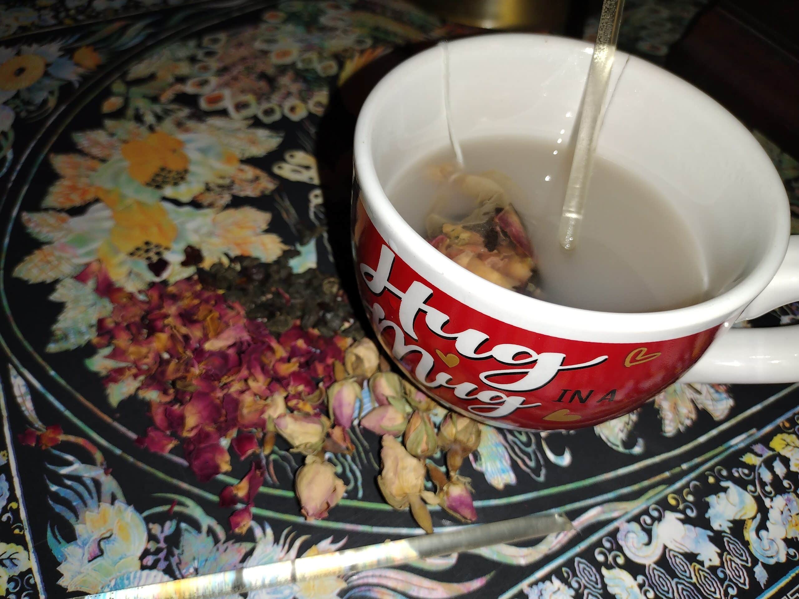 Sample – Rose Basil Herbal Tea (Loose Leaf, 2 oz)