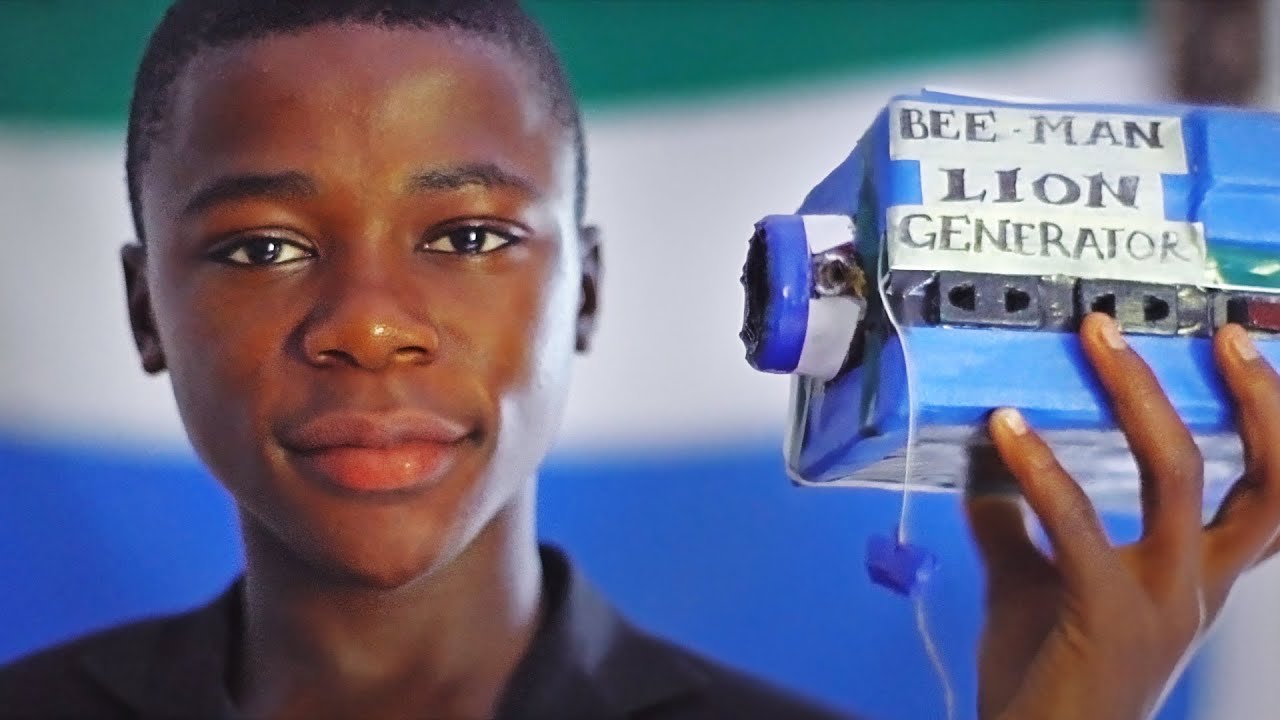 THNKR documentary thumbnail — 15-Yr-Old Kelvin Doe Wows M.I.T.