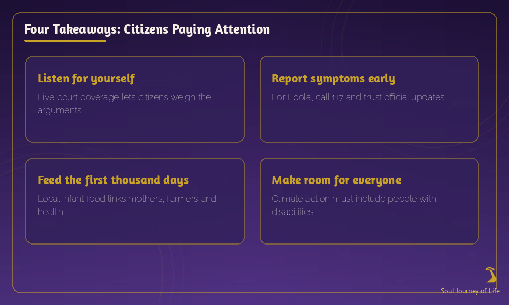 What citizens can carry from this week