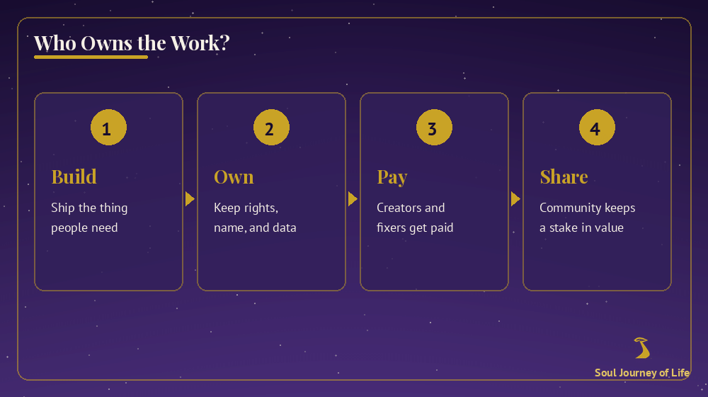 Who owns the work: build, own, pay, share